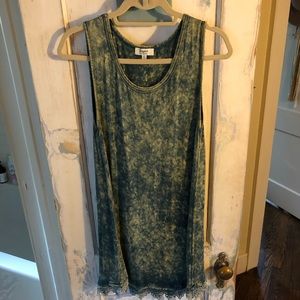 Super soft acid wash dress